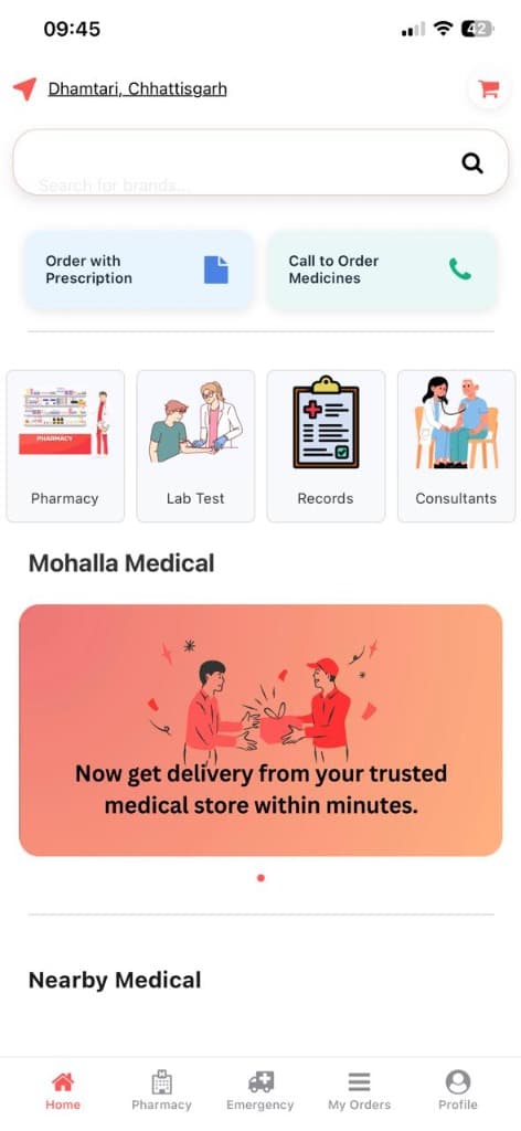 Mohalla Medical App